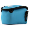 Picture of MegaGear Fujifilm X-E3 (23mm & 18-55mm) Ultra Light Neoprene Camera Case, with Carabiner - Blue - MG1335