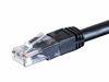 Picture of Monoprice Cat6 Outdoor Rated Ethernet Patch Cable - 10 Feet - Black | Snagless RJ45, Stranded, 550MHz, UTP, Pure Bare Copper Wire, 24AWG