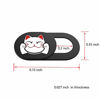 Picture of Webcam Cover,0.027in Ultra Thin Cute Cat Web Camera Cover Slider Camera Blocker Protect Privacy Sliding Design for Computer/Laptop/Desktop/PC/iMac/MacBook Pro/Mac Mini/Smartphone