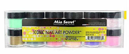 Picture of Mia Secret Nail Art Powder - Iconic Collection (12 PC)