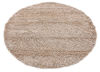 Picture of Unique Loom Solo Solid Shag Collection Modern Plush Taupe Round Rug (6' 0 x 6' 0)