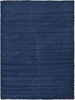 Picture of Unique Loom Solo Solid Shag Collection Modern Plush Navy Blue Area Rug (8' 0 x 11' 0)