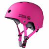 Picture of OutdoorMaster Skateboard Cycling Helmet - ASTM & CPSC Certified Two Removable Liners Ventilation Multi-sport Scooter Roller Skate Inline Skating Rollerblading for Kids, Youth & Adults - S - Pink