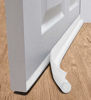 Picture of deeTOOL MAN Door Draft Stopper 36" : One Sided Door Insulator with Hook and Loop Self Adhesive Tape Seal Fits to Bottom of Door/Under Door Draft Stopper (White)