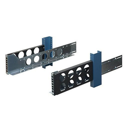 Picture of RackSolutions 3U 2-Post Universal Rack Mount Rail Kit for All Servers with Cable Management Bar - Dell HP IBM Lenovo