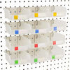 Picture of Pegboard Bins - 12 Pack Clear - Hooks to Any Peg Board - Organize Hardware, Accessories, Attachments, Workbench, Garage Storage, Craft Room, Tool Shed, Hobby Supplies, Small Parts