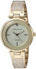 Picture of Anne Klein Women's AK/2512IVGB Diamond-Accented Dial Gold-Tone and Ivory Bangle Watch