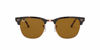 Picture of Ray-Ban Unisex-Adult RB3016 Clubmaster Sunglasses, Shiny Havana/Brown, 51 mm