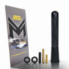 Picture of 1 x Nismo Style Black 3.25" in / 83 mm Real Carbon Fiber Screw Type Short Antenna Replace Auto Car SUV