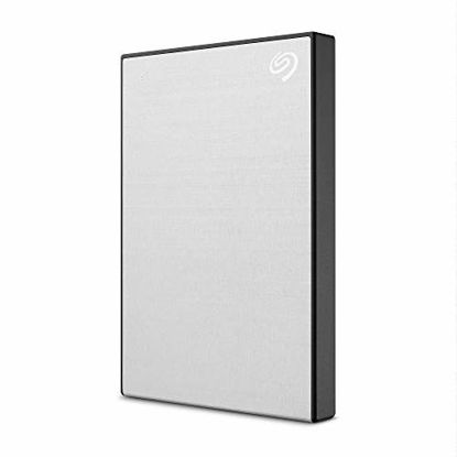 Picture of Seagate One Touch 1TB External Hard Drive HDD - Silver USB 3.0 for PC Laptop and Mac, 1 Year MylioCreate, 4 Months Adobe Creative Cloud Photography Plan (STKB1000401)