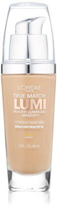 Picture of L'Oreal Paris True Match Lumi Healthy Luminous Makeup, W6 Sun Beige, 1 fl. oz.