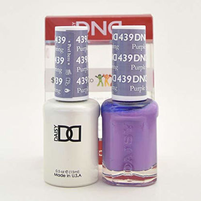 Picture of DNDDuo Gel (Gel & Matching Polish) Spring Set 439 - Purple Spring