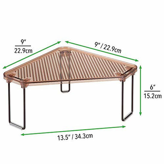 Getuscart Mdesign Corner Plastic Metal Freestanding Stackable