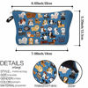 Picture of Cosmetic Bag MRSP Makeup bags for women,Small makeup pouch Travel bags for toiletries waterproof Dead Aninmal Dogs (51755)