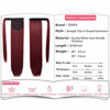 Picture of SEIKEA Clip in Ponytail Extension Wrap Around Straight Hair for Women (28, Wine Red)