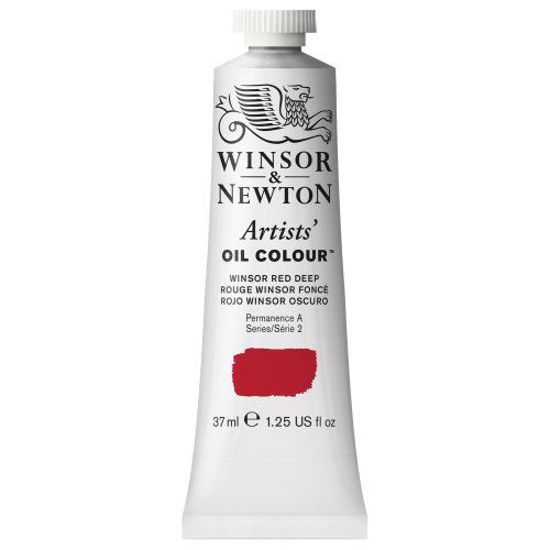 Picture of Winsor & Newton Artists' Oil Color Paint, 37-ml Tube, Winsor Red Deep