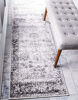 Picture of Unique Loom Sofia Collection Traditional Vintage Runner Rug, 2' x 13', Gray/Ivory