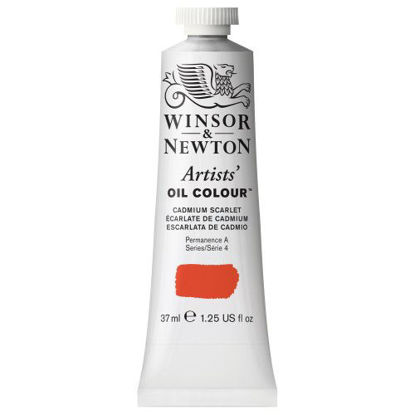 Picture of Winsor & Newton Artists' Oil Color Paint, 37-ml Tube, Cadmium Scarlet