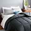 Picture of Bedsure Grey Comforter Full Size Duvet Insert - Quilted Bedding Comforters for Full Bed with Corner Tabs