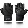 Picture of SIMARI Workout Gloves Men Women Full Finger Weight Lifting Gloves with Wrist Support for Gym Exercise Fitness Training Lifts Made of Microfiber and Spandex Fiber SMRG902