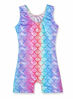 Picture of gymnastics leotards for girls size 9-10 bodysuit dance purple orange pink sparkly