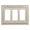 Picture of Franklin Brass W35226-SN-C Classic Architecture Triple Decorator Wall Plate/Switch Plate/Cover, Satin Nickel