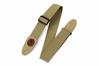 Picture of Levy's Leathers MSSC8-TAN Signature Series Cotton Guitar Strap, Tan