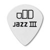 Picture of Jim Dunlop 478P.73 Tortex White Jazz III, .73mm, 12/Player's Pack