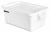 Picture of Rubbermaid Commercial Products Brute Tote Storage Container with Lid, 14-Gallon, White (FG9S3000WHT) (Pack of 6)