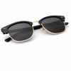 Picture of Polarized Sunglasses for Men and Women Semi-Rimless Frame Driving Sun glasses 100% UV Blocking