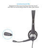 Picture of Cyber Acoustics Mono Headset, headphone with microphone, great for K12 School Classroom and Education (AC-104),Gray