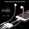 Picture of 3 in 1 Dual 3.5mm Headphone Jack Adapter - Earphone Jack Audio and Charging Adapter - Headphone Splitter For iPhone 11 / XS / XS Max / XR / X / 8 / 8plus / 7 / 7plus / iPad -Support IOS 13- White