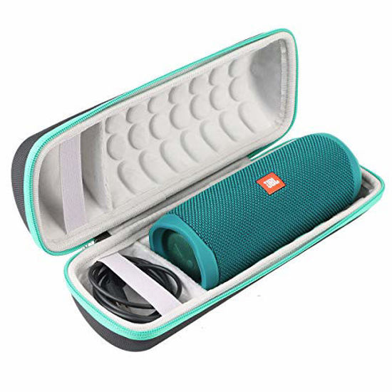 Picture of Khanka Hard Travel Case Replacement for JBL FLIP5 Flip 5 Waterproof Portable Bluetooth Speaker (Teal)