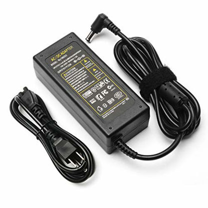 Picture of 19V AC Adapter Charger for LG Electronics 19" 20" 22" 23" 24" 27" 32" LED LCD Monitor Widescreen HDTV 24M47H-P 24MP55HQ Samsung 32" A4819-FDY UN32J400 UN32J4000AF Power Supply Cord