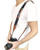 Picture of Camera Neck Shoulder Belt Strap, Alled Cowhide Vintage Print Soft Leather Coloful Camera Straps for Women/Men for DSLR/SLR/Nikon/Canon/Sony/Olympus/Samsung/Pentax ETC/Olympus Black