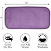 Picture of S&T INC. Always Off Reusable Makeup Remover cloths, 6 X 12, Solid Assorted Colors, 5 Pack