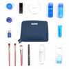 Picture of Small Makeup Bag for Purse Travel Makeup Pouch Mini Cosmetic Bag for Women Girls (Small, Navy Blue)