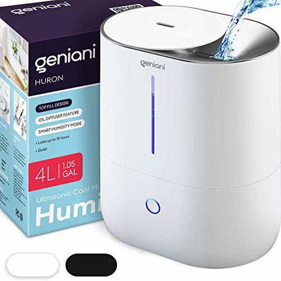 4L Top Fill Humidifiers for Home Large Room, Essential Oil Diffuser, A