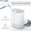 Picture of GENIANI Top Fill Cool Mist Humidifiers for Bedroom & Essential Oil Diffuser - Smart Aroma Ultrasonic Humidifier for Home, Baby, Large Room with Auto Shut Off, 4L Easy to Clean Water Tank (4L, White)