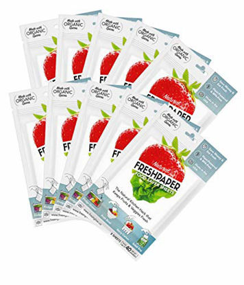 FRESHPAPER Keeps Fruits & Vegetables Fresh for 2-4x Longer, 8 Reusable Food  Saver Sheets for Produce (1 Pack), Made in the USA by The FRESHGLOW Co