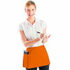 Picture of BOHARERS Waist Apron with 3 Pockets 3 Pack - Orange Waitress Server Short Apron