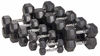 Picture of Sporzon! Rubber Encased Hex Dumbbell, Single, Black