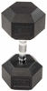 Picture of Sporzon! Rubber Encased Hex Dumbbell, Single, Black