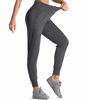 Picture of Dragon Fit Joggers for Women with Pockets,High Waist Workout Yoga Tapered Sweatpants Women's Lounge Pants (Joggers78-DarkGrey, X-Large)