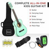 Picture of Best Choice Products 30in Kids Acoustic Guitar Beginner Starter Kit with Electric Tuner, Strap, Case, Strings - SoCal Green