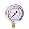 Picture of Measureman 2-1/2" Dial Size, Liquid Filled Pressure Gauge, 0-60psi/kpa, 304 Stainless Steel Case, 1/4"NPT Lower Mount