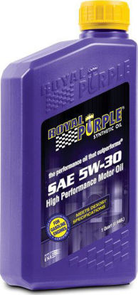 Picture of Royal Purple 12530 API-Licensed SAE 5W-30 High Performance Synthetic Motor Oil - 1 qt. (Case of 12)