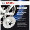Picture of Bosch 25010538 QuietCast Premium Disc Brake Rotor For Saturn: 1991-1992 SC, 1993-2002 SC1, 1993-2002 SC2, 1991-2002 SL, 1991-2002 SL1, 1991-2002 SL2, 1993-1999 SW1, 1993-2001 SW2; Front