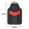 Picture of Motor Trend DualFlex Two-Tone Rubber Car Floor Mats for Automotive SUV Van Truck Liners - Channel Drainer All Weather Protection