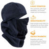 Picture of AstroAI Balaclava Ski Mask Winter Face Mask for Cold Weather Windproof Breathable for Men Women Skiing Snowboarding & Motorcycle Riding,Blue